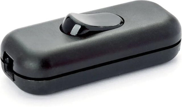 Orion Lightstyle Schnur Zwischenschalter 3-polig in Schwarz - Bild 1