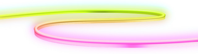 GXT 904 Vybz RGBIC LED Neon-Seillicht in Weiß mit Fernbedienung und 5m Länge - Bild 1