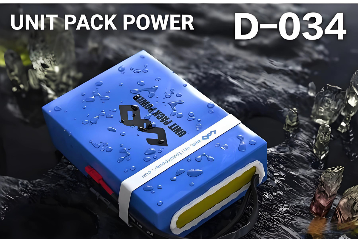 UNITPACKPOWER E-Bike-Akku mit PVC-Gehäuse in Blau, wasserdicht, geeignet für 2000W bis 3000W Elektrofahrräder und Elektroroller - Bild 2