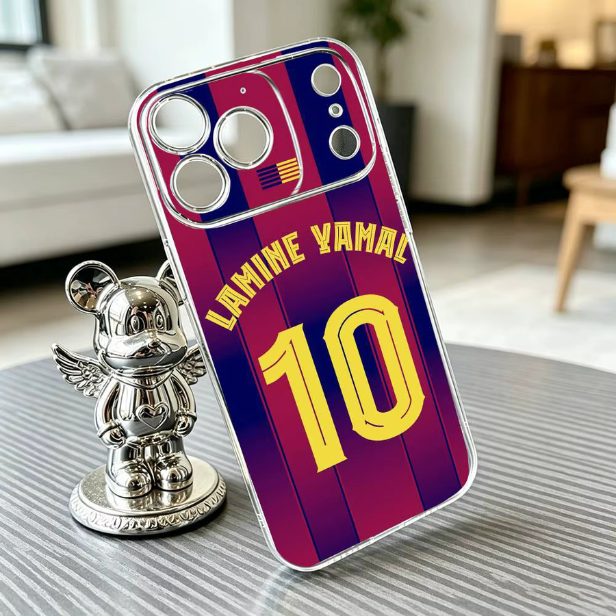 Transparente Handyhülle mit Lamine Yamal Motiv für iPhone 11 bis iPhone 17 Pro Max Plus Mini - Bild 2