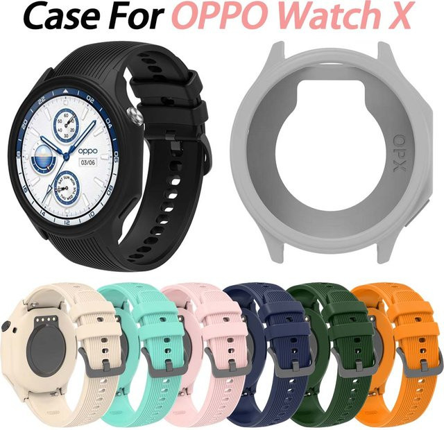 Oppo Smartwatch-Zubehör, Hülle, Silikon, green, Unisex - Bild 1