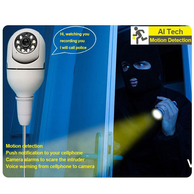 WLAN-IP-Kamera für den Außenbereich mit 1080P Auflösung, 4-fach digitalem Zoom, KI-Menschenerkennung und Zwei-Wege-Audio zur Panoramaüberwachung - Bild 11
