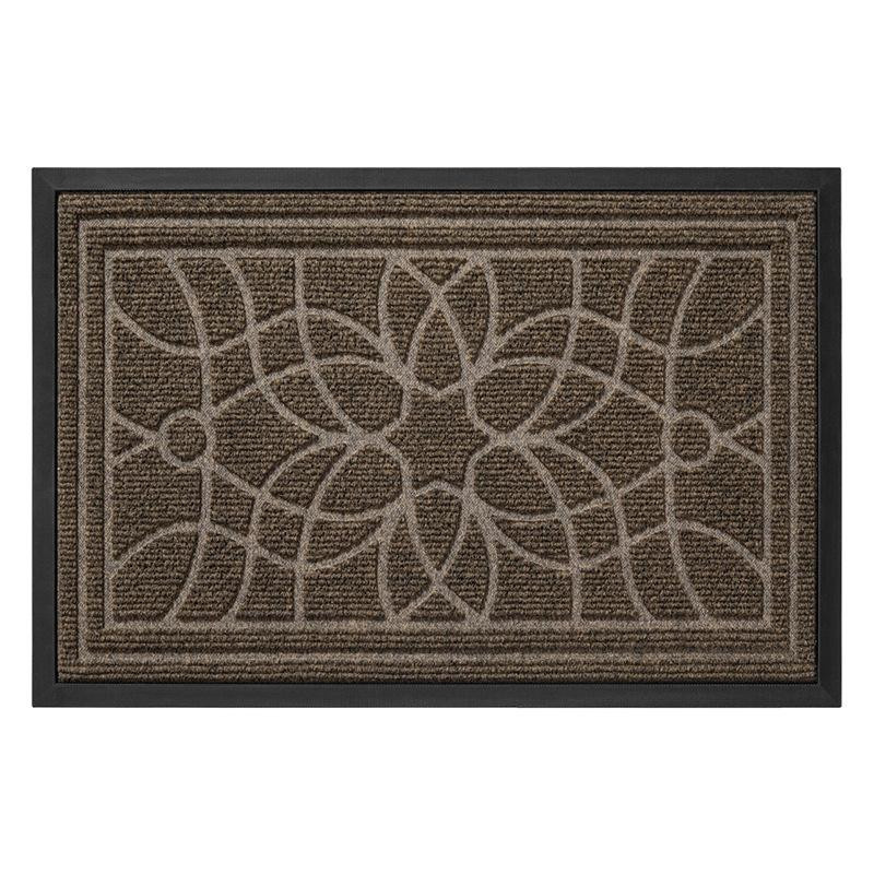 Rutschfeste Gummi-Bodenmatte für den Eingangsbereich und Aufzüge, pflegeleichte Sandkratzmatte aus Polyester, B/B: 60 x 90 cm - Bild 2
