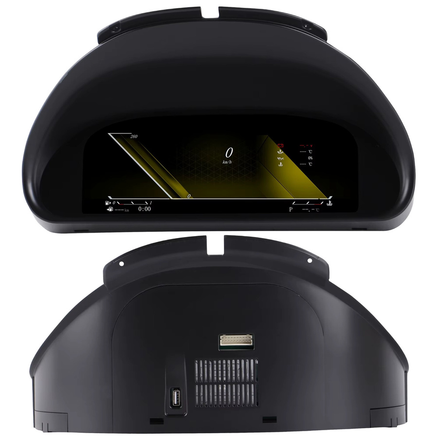 Digitales Instrumentencluster mit kabellosem CarPlay für BMW X5 E53, E39, E38 (1999-2006), 10,25 Zoll, Schwarz - Bild 4