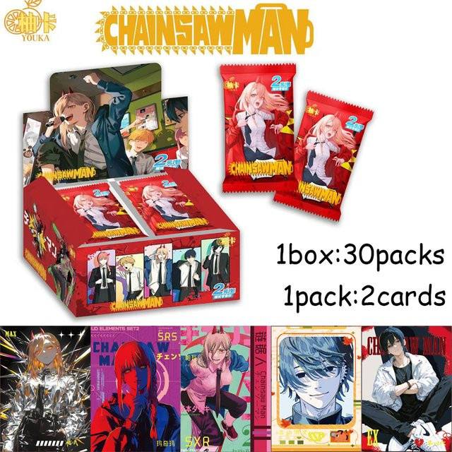 YOUKA Chainsaw Man Booster Box, Sammelkarten, ab 18 Jahren - Bild 1
