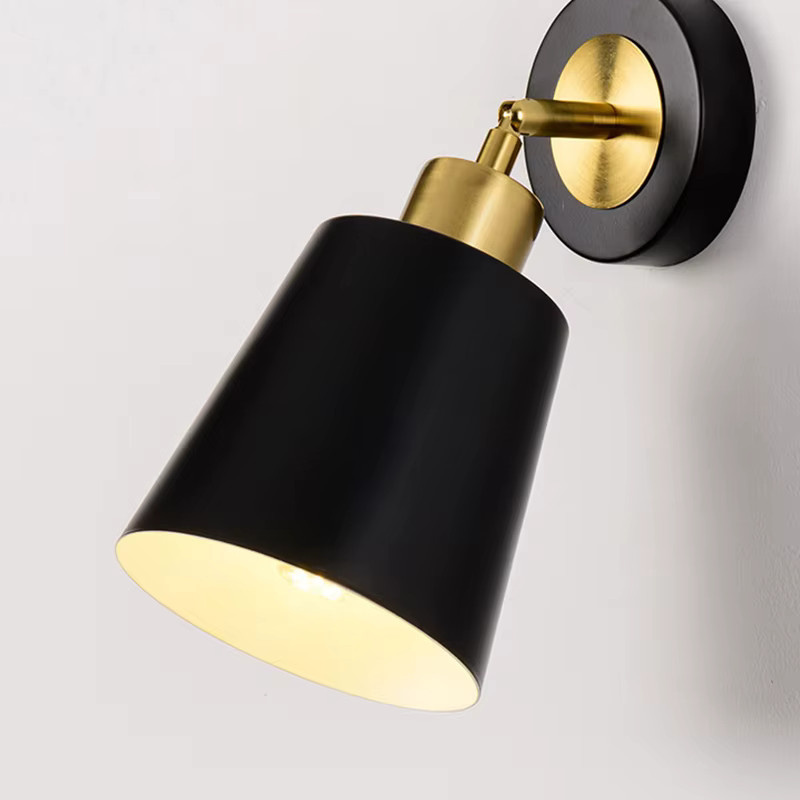 OSABO Moderne LED-Wandleuchte aus Metall in Schwarz mit warmweißem Licht und verstellbarem Leselampen-Design für Wohnzimmer, Schlafzimmer und Flur - Bild 3