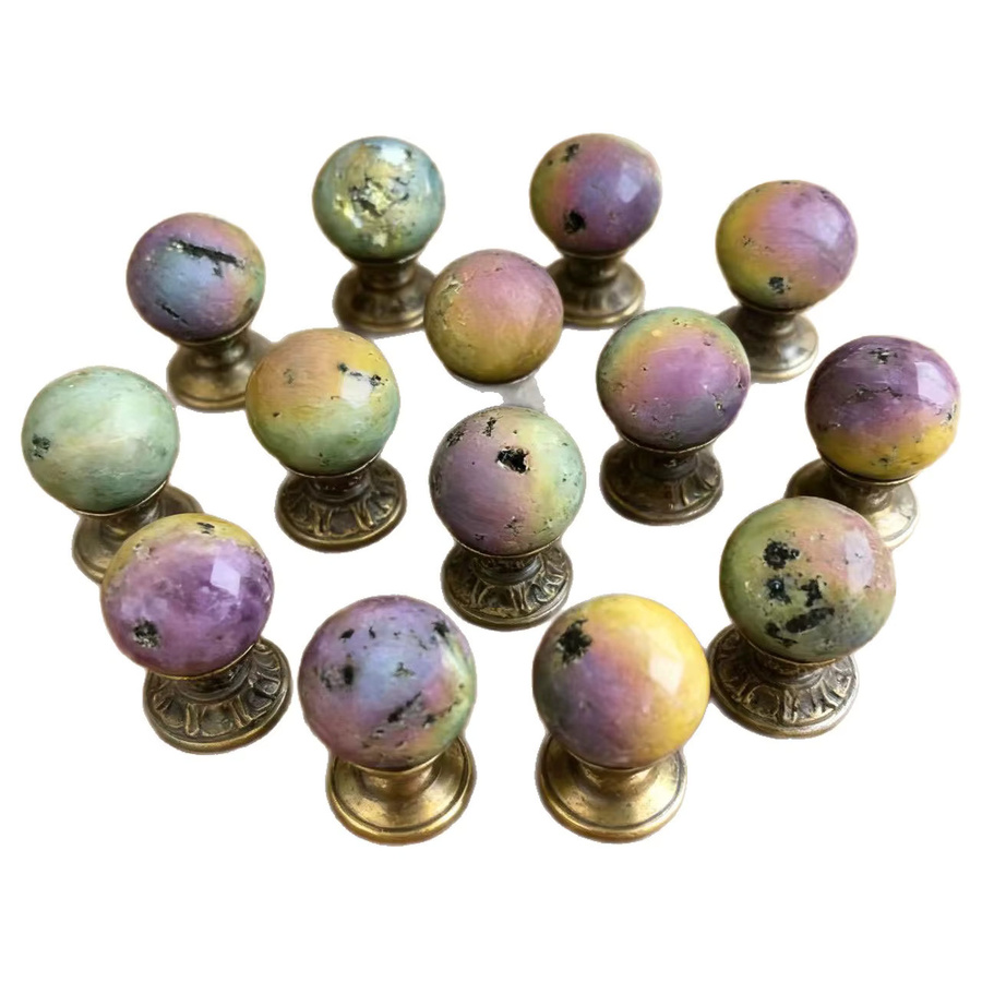 CrystalHola Aura-beschichtete Druzy-Sphalerit-Kugel aus Edelstein in Multicolour, Durchmesser: 4,0 cm - Bild 3
