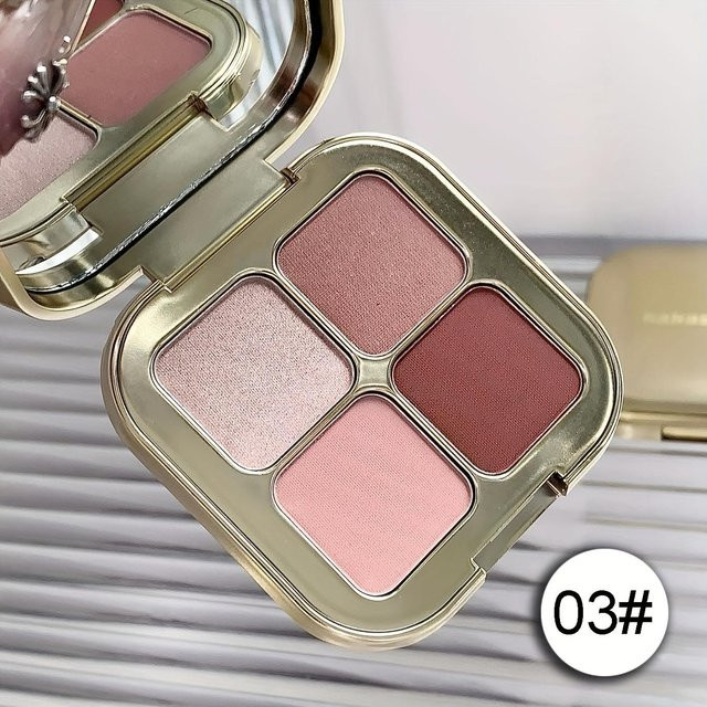 Chic Chroma Beauty Lidschattenpalette, 4 Farben, Matt & Schimmer, 03 - Bild 1