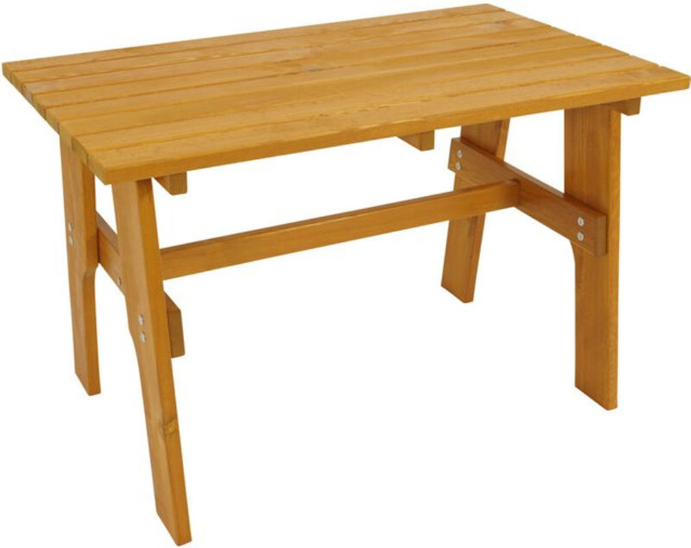 DEGAMO Tisch FREITAL aus Kiefer Massivholz in Braun, B/T: 120 x 72 cm - Bild 2