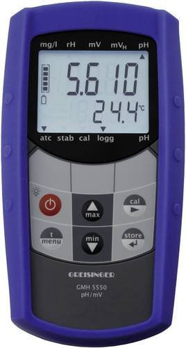 Greisinger Kombi-Messgerät GMH 5550 pH-Wert und Redox (ORP) in Blau - Bild 1