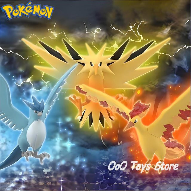 Bandai Pokémon Articuno Moltres Zapdos, Actionfiguren, PVC-Statue - Bild 1