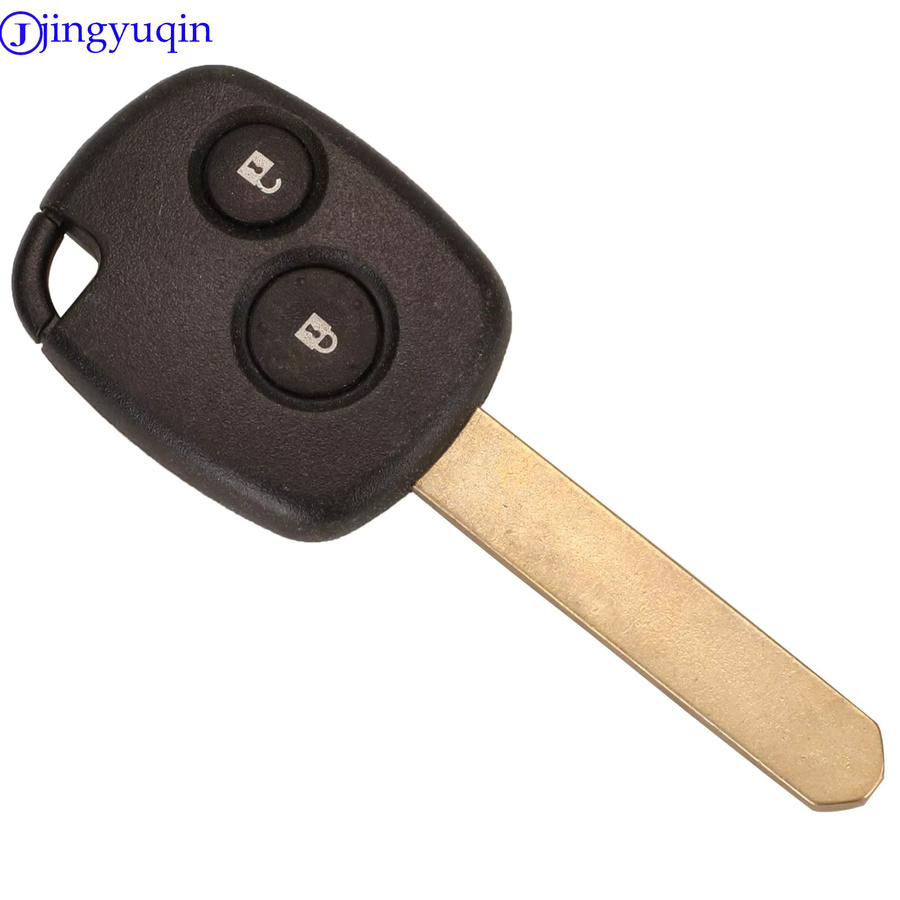 Jingyuqin Auto Fernbedienung Schlüsselgehäuse für Honda Odyssey mit 312/313,8 MHz ID46/PCF7938 Chip, 1/2 Tasten, Schwarz - Bild 4