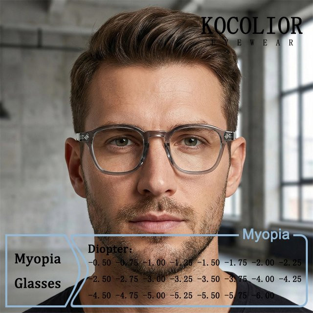 KOCOLIOR Korrektionsbrille, eckig, Vollrand, Metall, Herren - Bild 1