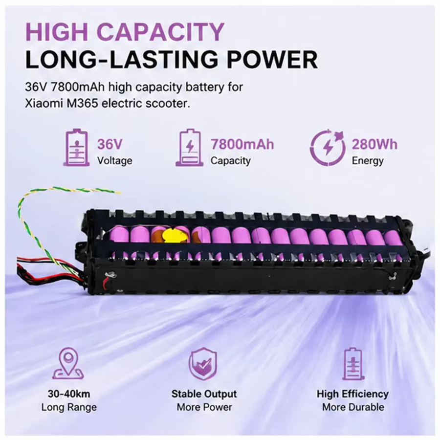 Xiaomi Ersatz-Lithium-Ionen-Akku mit Bluetooth für Elektroroller, 36V, 78000mAh, wasserdicht - Bild 2