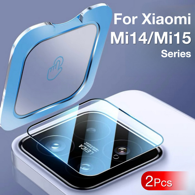 2er-Set Kamera-Schutzfolie für Xiaomi 15, 14 Pro und 14 Ultra in Transparent - Bild 1