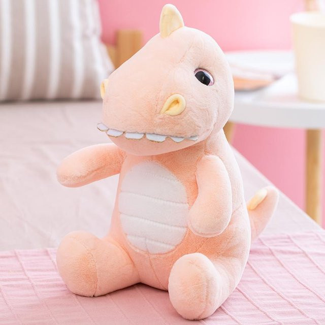 Binchi Keji Travel Dinosaurier-Plüschtier, rosa, ab 3 Jahren - Bild 1