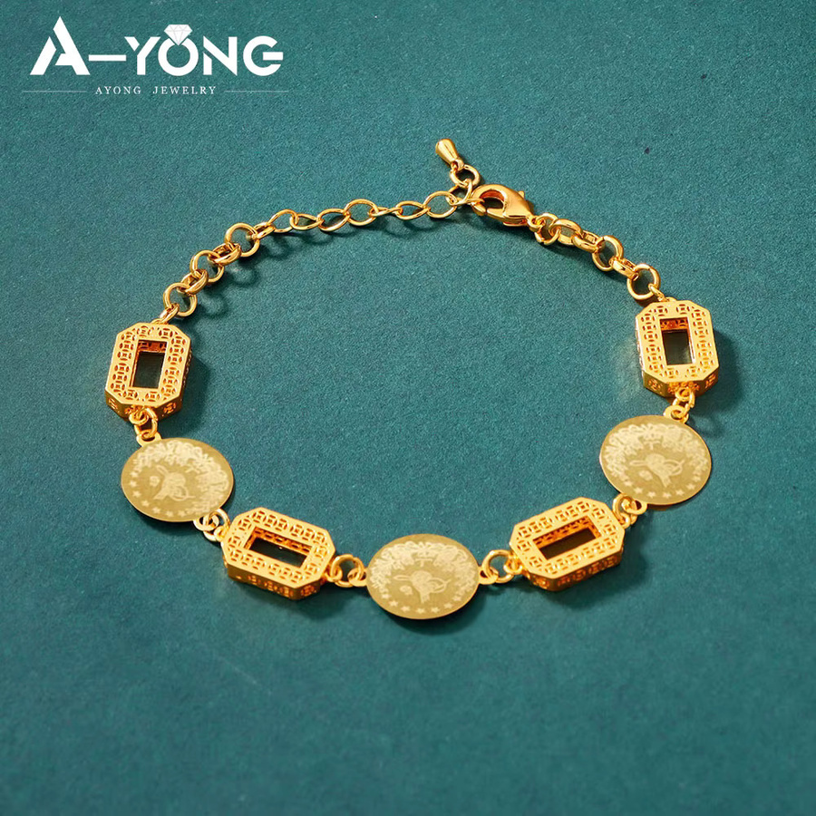 A-YONG AYONG JEWELRY Schmuckset, Gold, Vintage, Damen - Bild 2