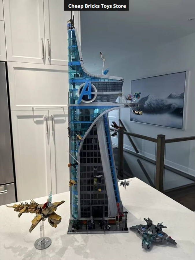 Futuristischer Hauptquartier-Turm Bausteine, 5201 Teile - Bild 2