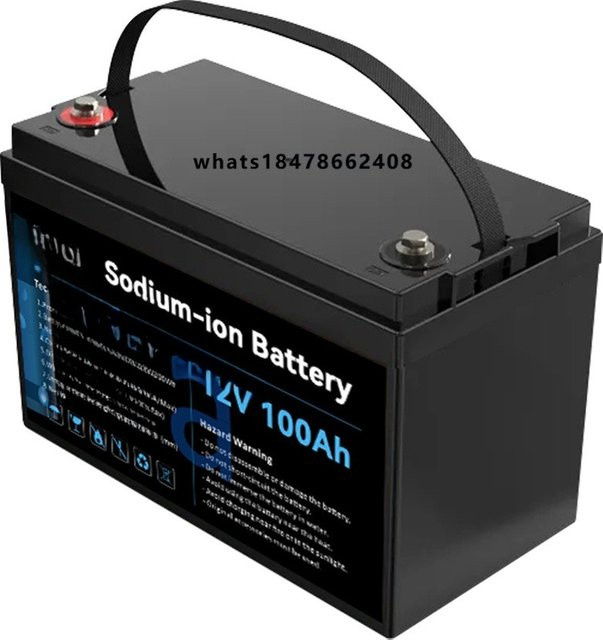 Exliporc Natrium-Eisen Autostarterbatterie 12V in Schwarz - Bild 1