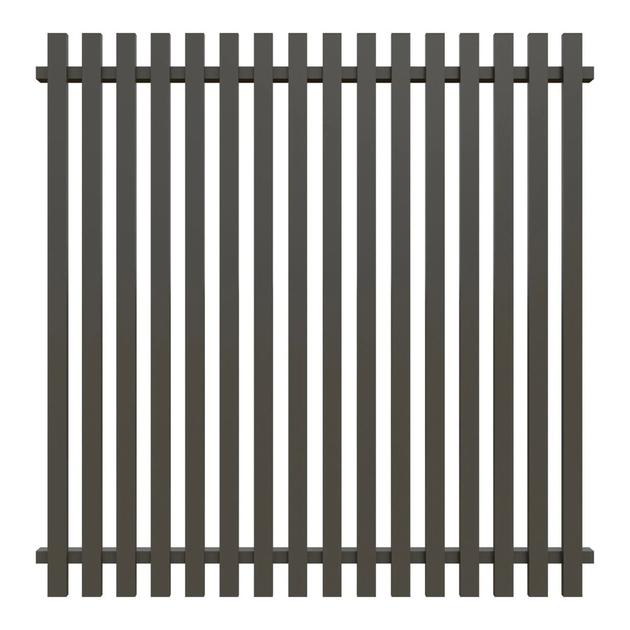 T&J Lattenzaun Stade Palisade aus Aluminium in Anthrazit, B/H: 180 x 180 cm - Bild 2