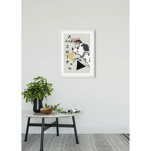 Komar Wandbild Dalmatian Angles bunt B/H: 30 x 40 cm - Bild 2
