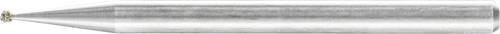 PFERD Diamant-Schleifstift Kugel Ø 1,0 mm mit 3 mm Schaft Durchmesser in Silber zum Gravieren und Entgraten (grob) - Bild 1