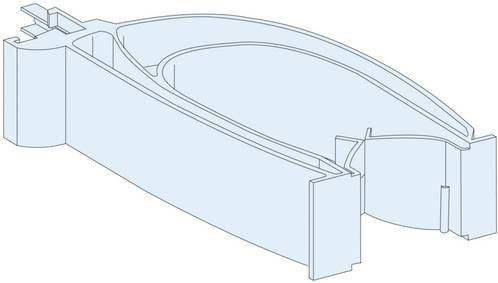 Schneider Electric PrismaSeT-G Kabelklammer vertikal, transparent, 12 Stück - Bild 1