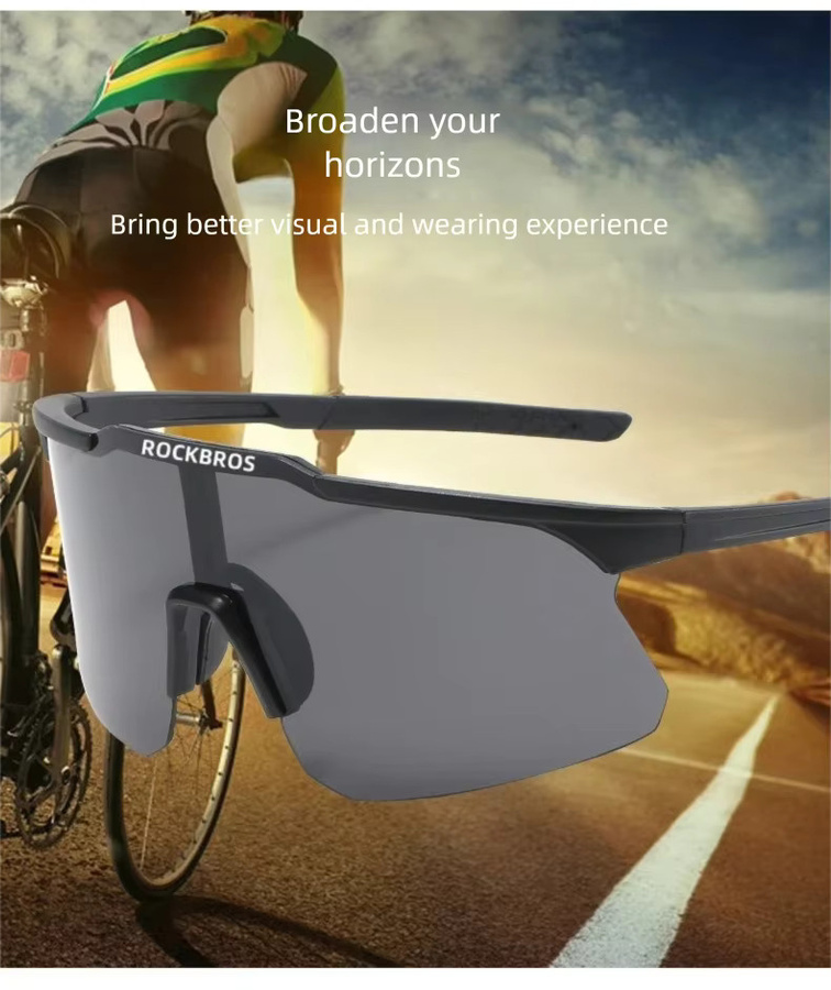 ROCKBROS Sportsonnenbrille, red, unisex - Bild 1