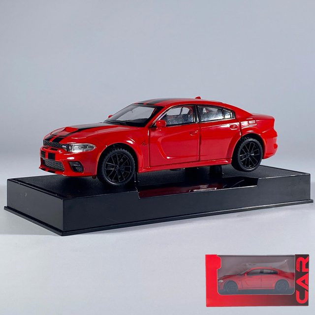 Linyi toy car Dodge Charger Srt Super Sportwagen, Modellauto, 1:32, Metall, ab 14 Jahren - Bild 1