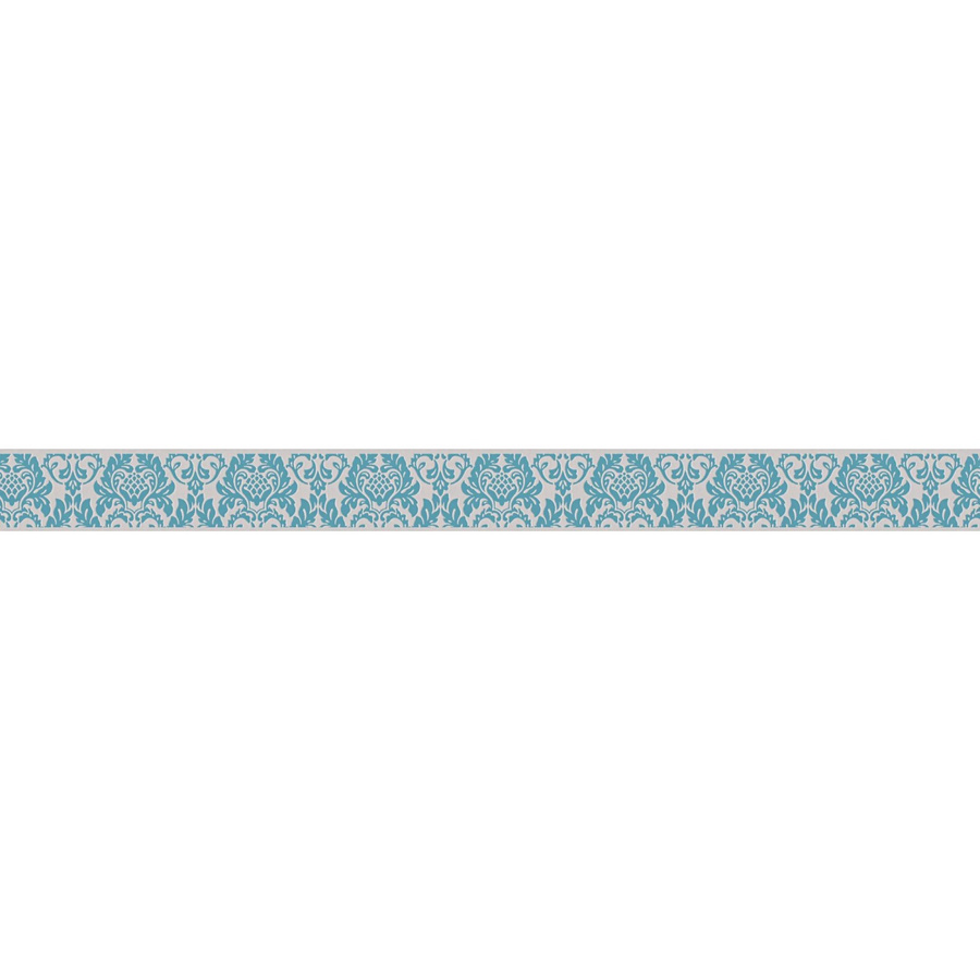 A.S. Création selbstklebende Bordüre Ornament in Weiß-Blau - Bild 2