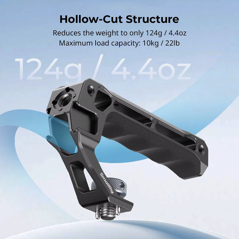 SmallRig Top Handle mit Monitor Support Kit in Schwarz für DSLR-Kameras mit Cold Shoe für Mikrofon, Videoleuchten und Monitore 5322 - Bild 3