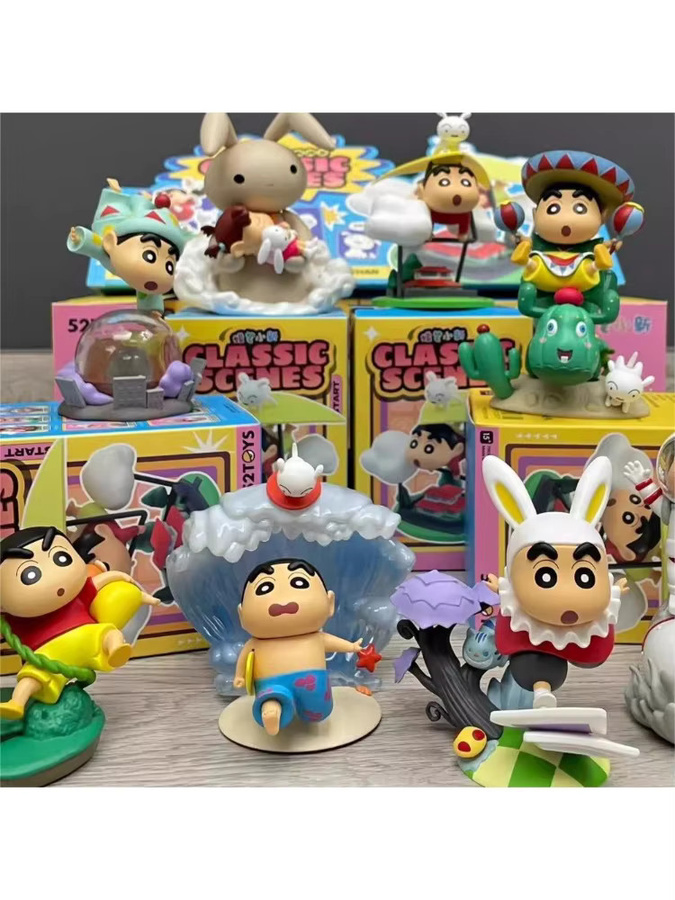 LDCX Crayon Shin-chan Klassische Szenen-Serie Blindbox, Desktop-Deko-Puppe - Bild 4