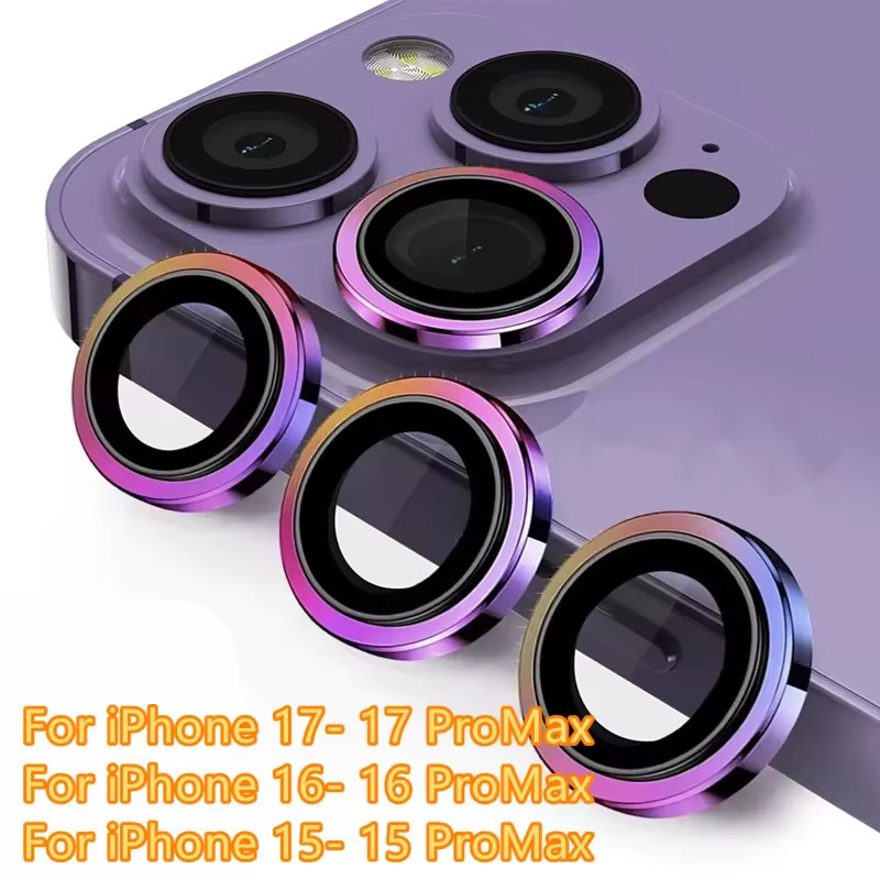 Goldgelbes Kameraobjektivschutzglas für iPhone 17 ProMax, iPhone 16 ProMax und iPhone 15 ProMax als Schutzfolie - Bild 2