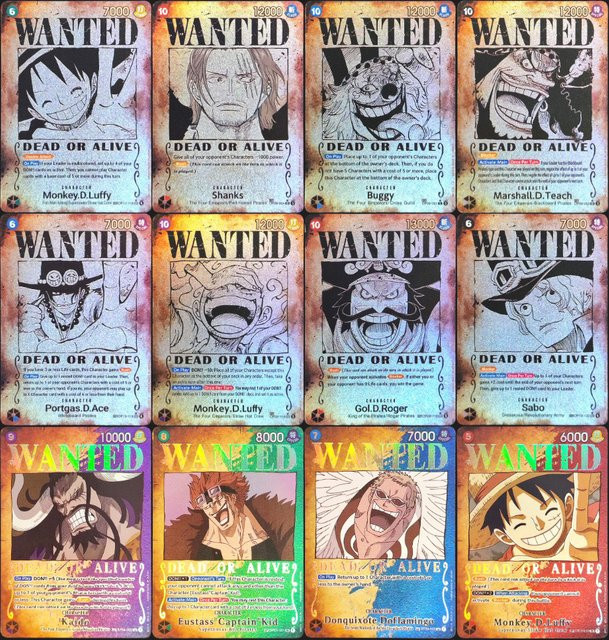 Bandai One Piece Charakterkarten, Piraten, englische Sammlung - Bild 1