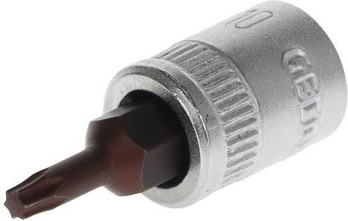 Gedore Steckschlüsseleinsatz ITX 20 T10 Torx 1/4 Zoll in Silber aus Edelstahl - Bild 1