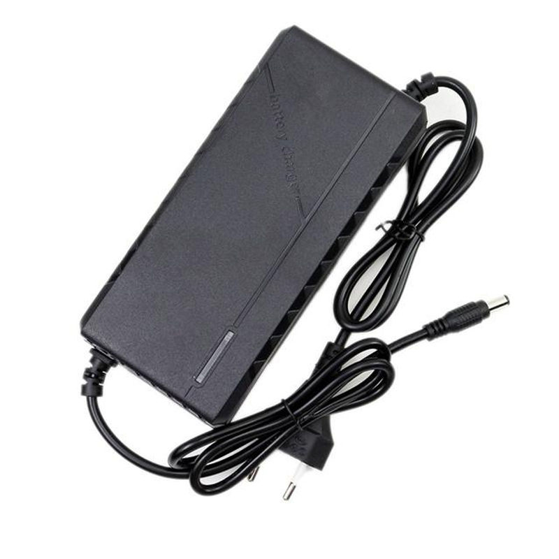 MAOZUA01 Intelligentes Lithium-Ionen Akku-Pack Ladegerät mit Lüfter und EU-Stecker, Schwarz - Bild 4