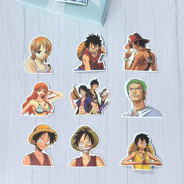 Bandai One Piece Aufkleber, 50-teiliges Set, Bunt / Mehrfarbig - Bild 1