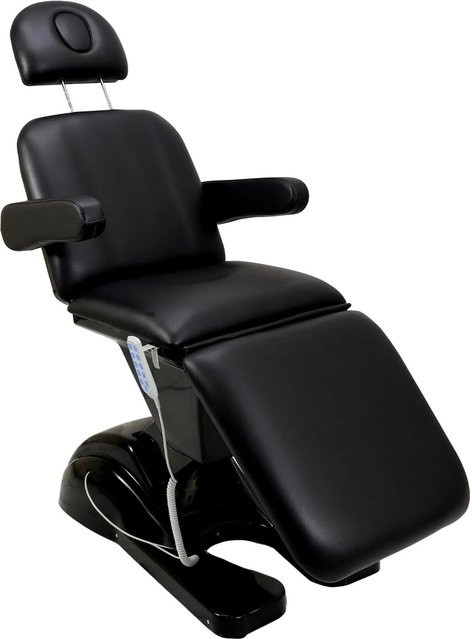Elektrische Kosmetikliege DELUKE SPEYER als Massageliege und Tattooliege aus Kunstleder in Schwarz, B/T/H: 205 x 66 x 80 cm - Bild 1