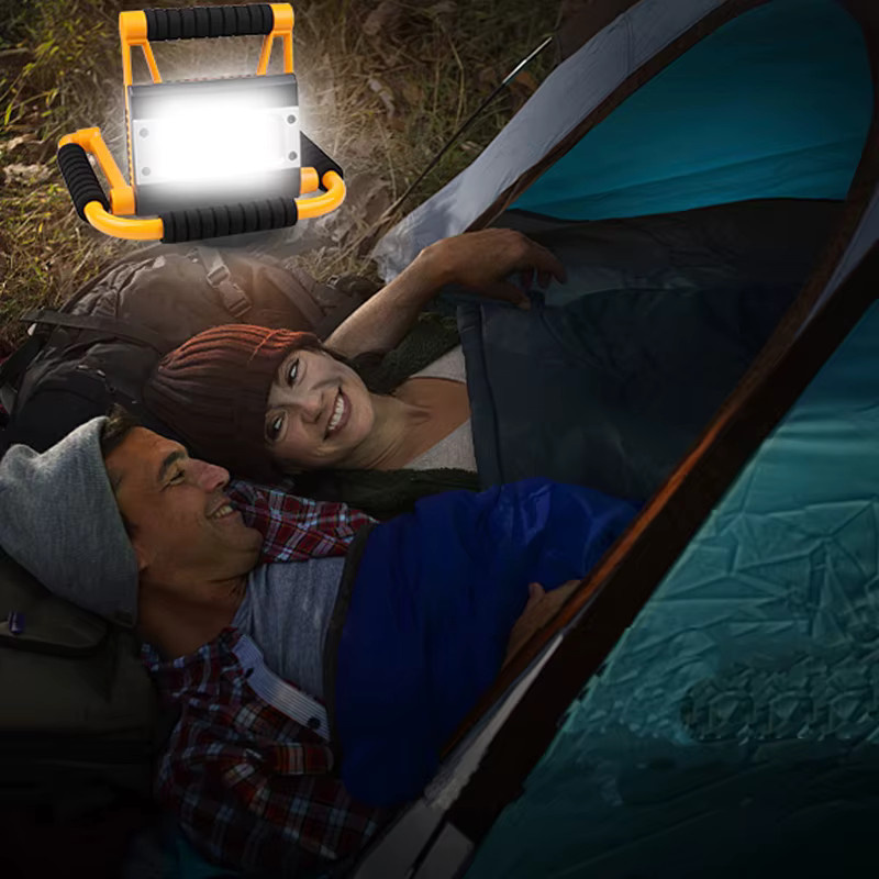 POCKETMAN LED Arbeitsscheinwerfer 380 W mit hoher Lumen-Leistung, faltbare Akku-Arbeitslampe für Camping und Autoreparaturen - Bild 6