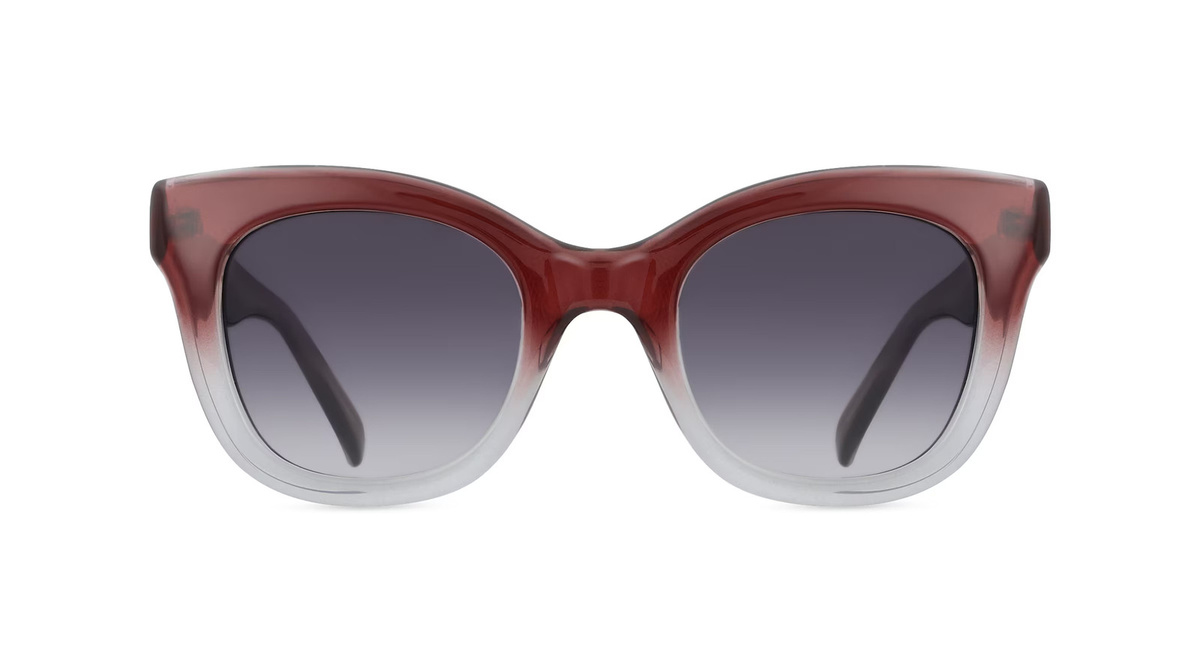 Fielmann OU 037 SUN FA ZOE Sonnenbrille, Butterfly, Vollrand, Acetat, Damen, rot - Bild 1