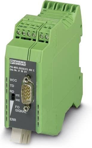 Phoenix Contact LWL-Umsetzer PSI-MOS-RS232/FO1300 E LWL-Konverter in Grün - Bild 1