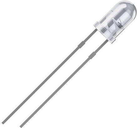 Quadrios LED 2111O177 Weiß Rund 3mm 8000 mcd 25° 20mA 3V bedrahtet - Bild 1