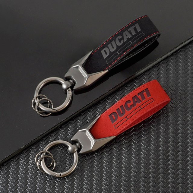 Ducati Schlüsselanhänger, Wildleder, Unisex - Bild 1