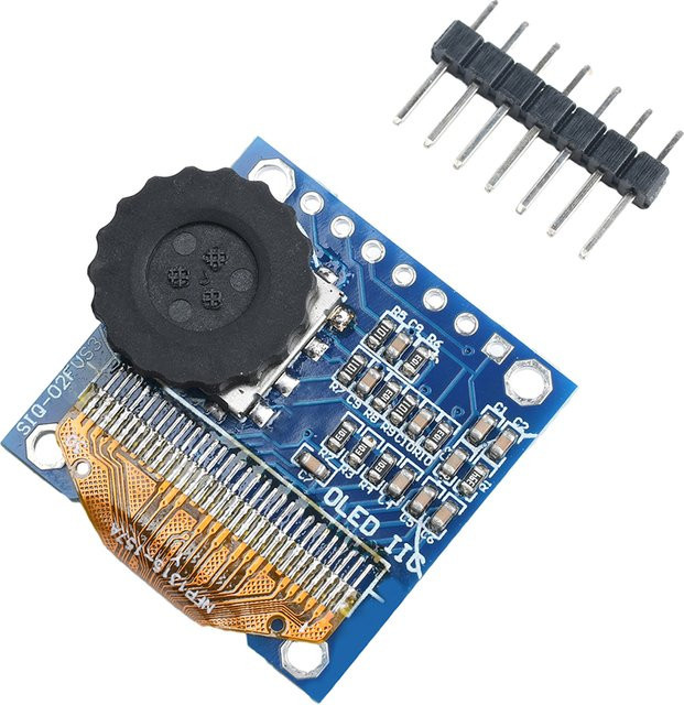 diymore OLED-Display SSD1315 Combo-Modul mit Drehgeber und dreistelligem Kippschalter in Blau, 0,96 Zoll - Bild 1
