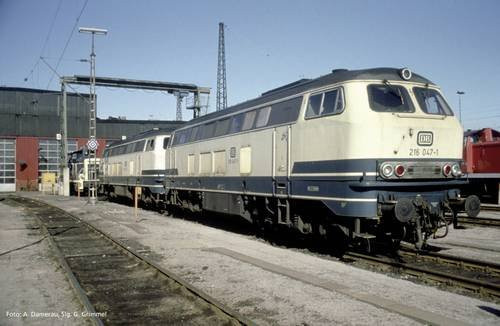Piko Diesellok BR 216 der DB H0 Wechselstromversion in beigeblau - Bild 1