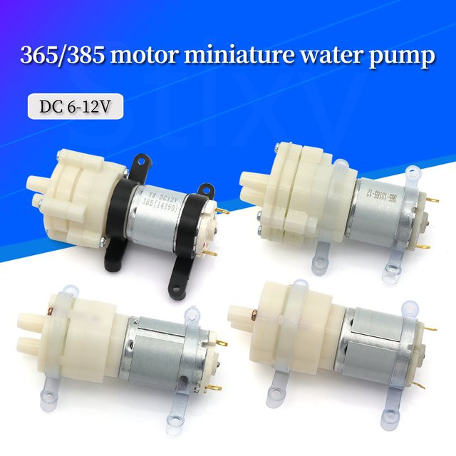 Stlxy R385 R386 Mikro-Membranpumpe 12V für Aquarium und Tee-Set - Bild 1