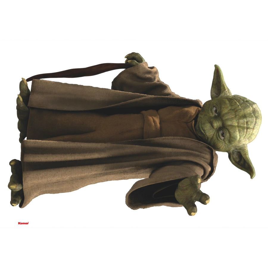 KOMAR Star Wars Yoda Dekosticker Selbstklebefolie, B/H: 100 x 70 cm, bunt - Bild 4