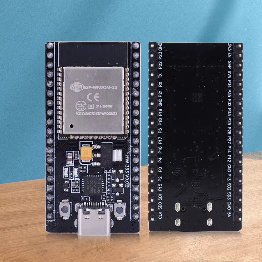 APWIKOGER ESP32 WROOM-32 Entwicklungsboard in Schwarz mit USB-C, WiFi und Bluetooth Dual-Core-Funkmodul - Bild 2