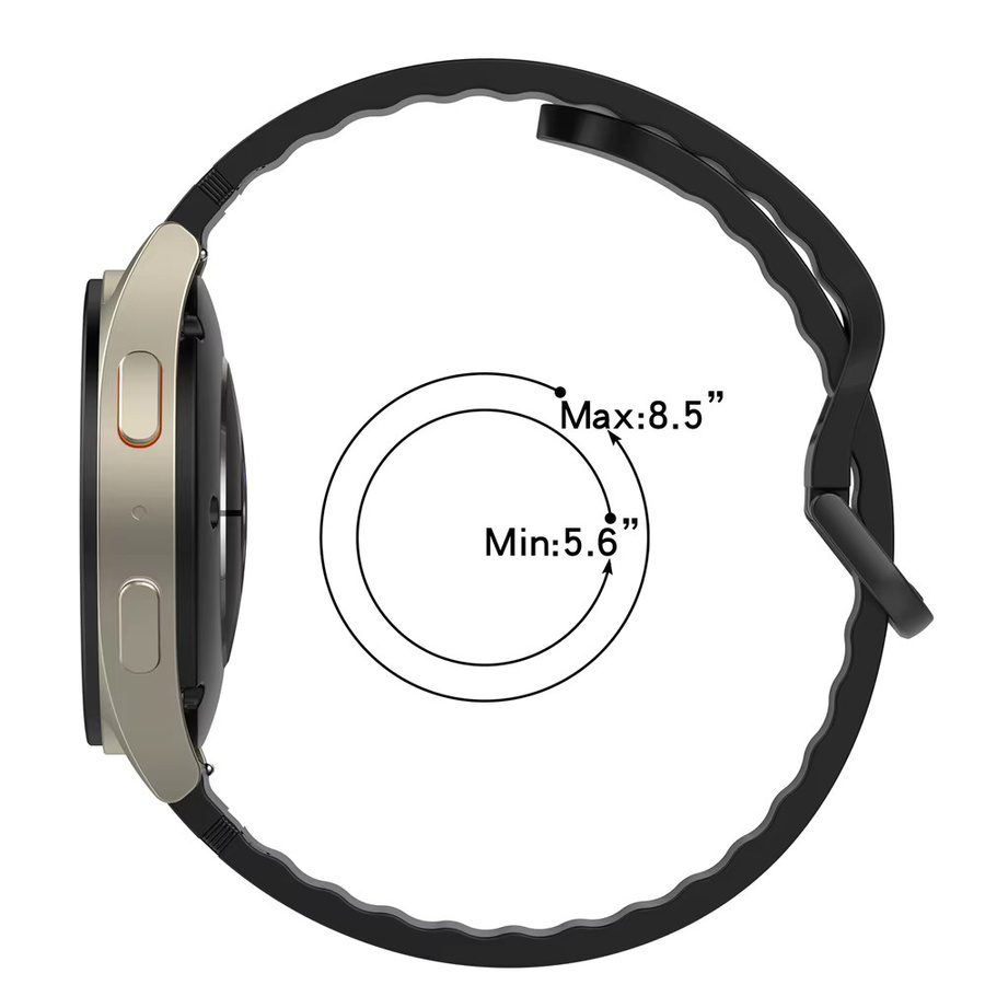 Xiaomi Uhrenarmband Silikon, 22 mm, Schwarz, Unisex - Bild 3