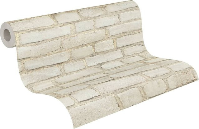 A.S. Création Vliestapete in Stein-Optik beige B: 53 cm, L: 1005 cm - Bild 1
